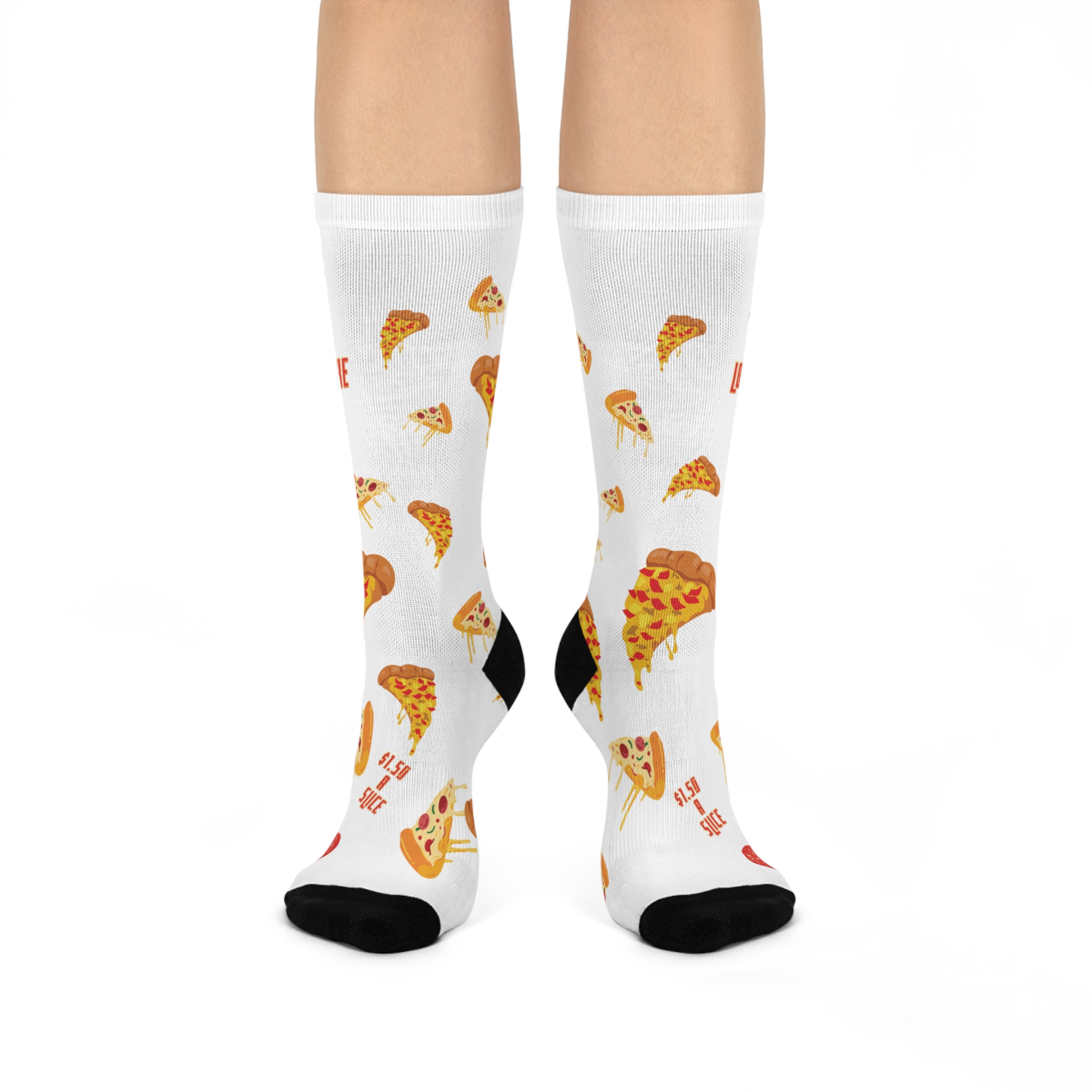 Love Me Like I Love .....Pizza - White